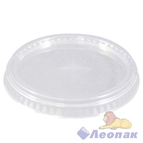 Крышка плоская с прорезью д/стакана Упакс Юнити 200-500мл PET-шейкер D=95мм (50шт/20уп) 710/0156