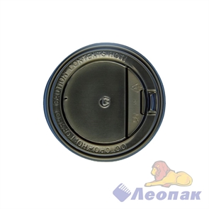 КРЫШКА К-89К Д.90 С НОСИКОМ ЧЕРНАЯ(100/1000ШТ)