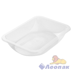 ЛОТОК ПОД ЗАПАЙКУ УПАКС 187*137*36 (615МЛ),РР ПРОЗРАЧНЫЙ