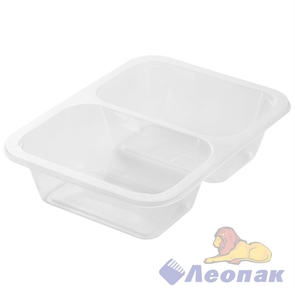 Лоток под запайку Упакс 187*137*45, 50/50 (626мл),РР ПРОЗРАЧНЫЙ (480шт) 172/512