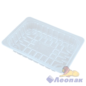 ЛОТОК ПОД ЗАПАЙКУ УК-615М 211X149X36 (210*148*36) РР ПРОЗРАЧНЫЙ