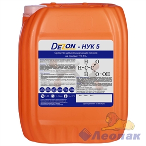 Дезинфицирующее средство ДЕЗОН НУК-5 5кг (канистра)