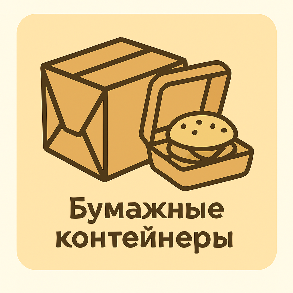 Бумажные контейнеры