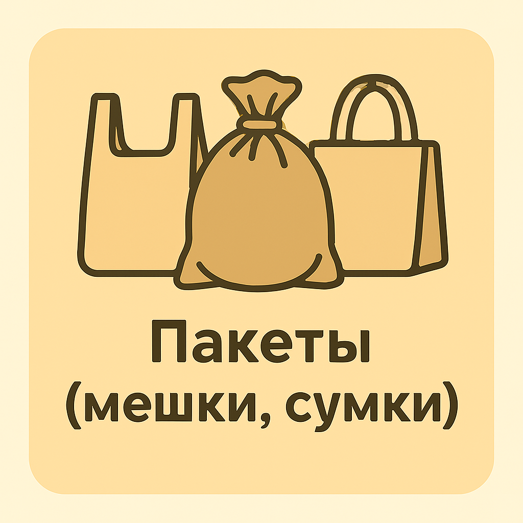 Пакеты (мешки, сумки)
